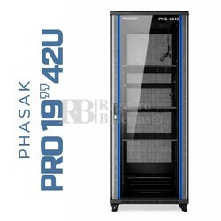 Armario Rack 42U 600x600 | Phasak Pro PHO-6642 19 In
